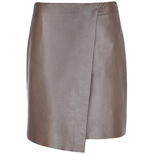 RIANI Lederrock grau 34 34 RIANI Lederrock grau 34 34