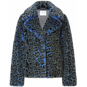 RICHROYAL Jacke in Felloptik blau 38 38 RICHROYAL Jacke in Felloptik blau 38 38