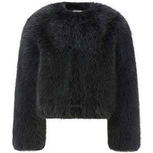 RICHROYAL Jacke in Felloptik schwarz 36 36 RICHROYAL Jacke in Felloptik schwarz 36 36