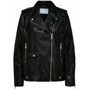 SELECTED FEMME Lederjacke SLFMADISON schwarz 34 34 SELECTED FEMME Lederjacke SLFMADISON schwarz 34 34