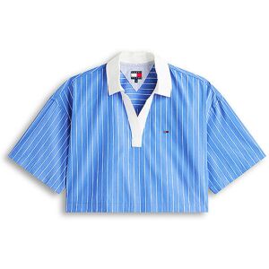 TOMMY JEANS Blusenshirt blau S S TOMMY JEANS Blusenshirt blau S S