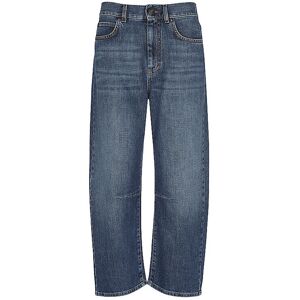 WEEKEND MAX MARA Jeans Barrel Fit 7/8 CAPRILE dunkelblau 34 34 WEEKEND MAX MARA Jeans Barrel Fit 7/8 CAPRILE dunkelblau 34 34