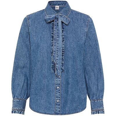 BRAX Jeansbluse VICTORIA blau 42 42 BRAX Jeansbluse VICTORIA blau 42 42
