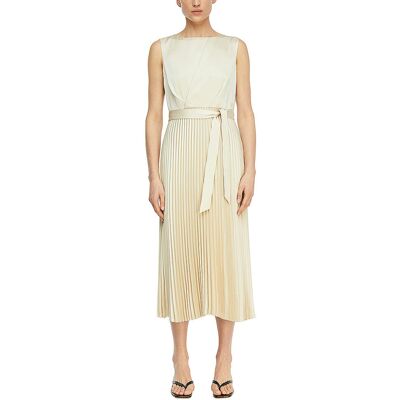 COMMA Midikleid beige 32 32 COMMA Midikleid beige 32 32