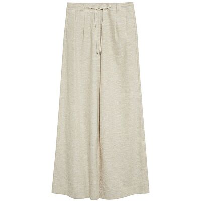 COMMA Businesshose Wide Leg hellgrau 32 32 COMMA Businesshose Wide Leg hellgrau 32 32