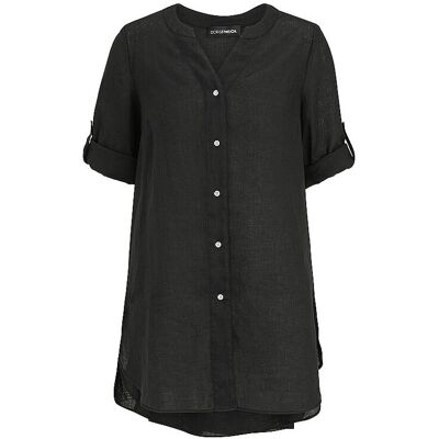 DORIS STREICH Leinenbluse schwarz 38 38 DORIS STREICH Leinenbluse schwarz 38 38