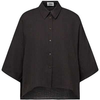 DRYKORN Leinenbluse YARIKA 1 braun 42 42 DRYKORN Leinenbluse YARIKA 1 braun 42 42