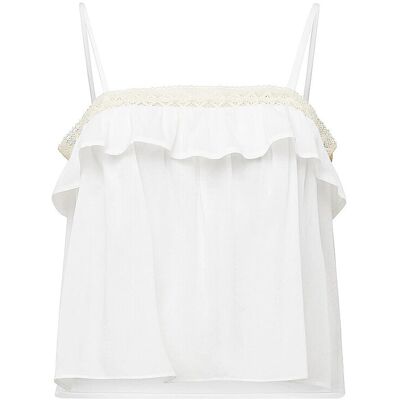 DRYKORN Top Cropped Fit TISANE 1 weiss 36 36 DRYKORN Top Cropped Fit TISANE 1 weiss 36 36