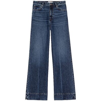 FRAME Jeans Wide Leg THE SLICE FLARE dunkelblau 27 27 FRAME Jeans Wide Leg THE SLICE FLARE dunkelblau 27 27
