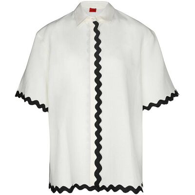 HUGO Bluse CAMULE weiss 38 38 HUGO Bluse CAMULE weiss 38 38
