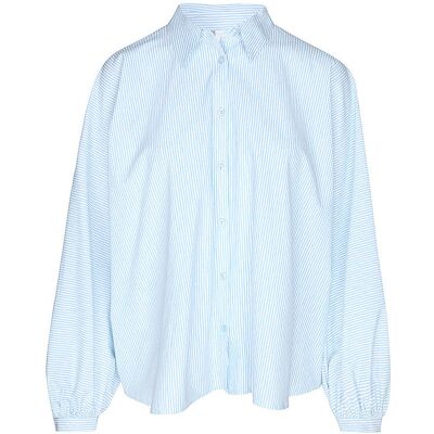 JAPAN TKY Bluse IWAI DESSIN hellblau L L JAPAN TKY Bluse IWAI DESSIN hellblau L L