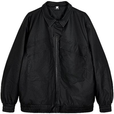 KARO KAUER Jacke in Lederoptik schwarz L L KARO KAUER Jacke in Lederoptik schwarz L L