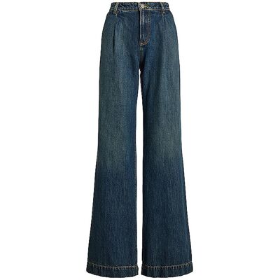 LAUREN RALPH LAUREN Jeans Wide Leg KIRAHN dunkelblau 34 34 LAUREN RALPH LAUREN Jeans Wide Leg KIRAHN dunkelblau 34 34