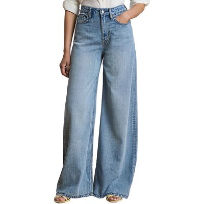 LAUREN RALPH LAUREN Jeans Wide Leg blau 38 38 LAUREN RALPH LAUREN Jeans Wide Leg blau 38 38