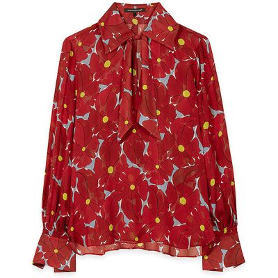 LUISA CERANO Bluse rot 38 38 LUISA CERANO Bluse rot 38 38