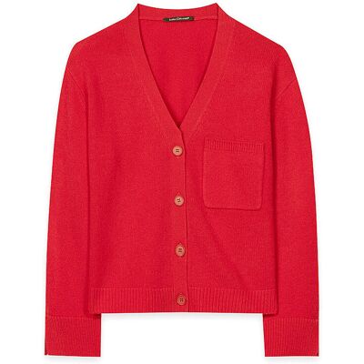LUISA CERANO Cardigan rot 34 34 LUISA CERANO Cardigan rot 34 34