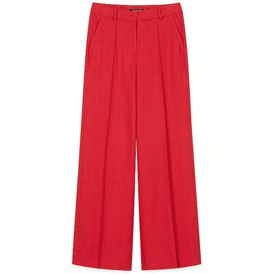 LUISA CERANO Hose Wide Leg rot 42 42 LUISA CERANO Hose Wide Leg rot 42 42