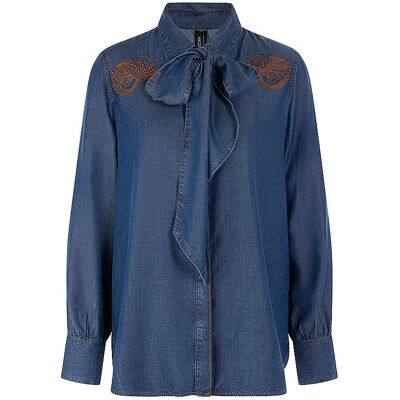 Marc CAIN Jeansbluse dunkelblau 42 42 Marc CAIN Jeansbluse dunkelblau 42 42