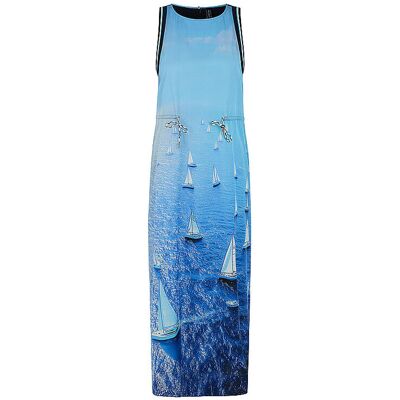 Marc CAIN Maxikleid hellblau 42 42 Marc CAIN Maxikleid hellblau 42 42