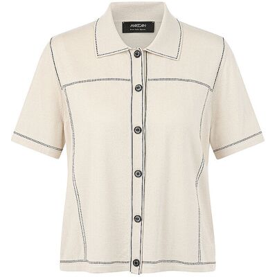 Marc CAIN Poloshirt hellgrau 36 36 Marc CAIN Poloshirt hellgrau 36 36