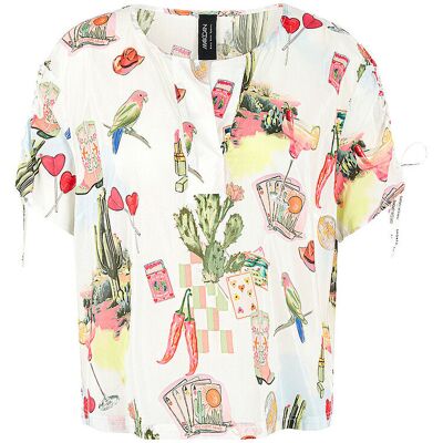 Marc CAIN Bluse weiss 44 44 Marc CAIN Bluse weiss 44 44