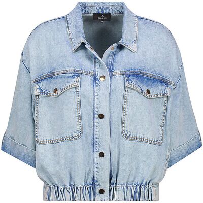 MONARI Jeansbluse hellblau 36 36 MONARI Jeansbluse hellblau 36 36