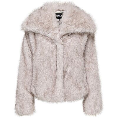 ONLY Jacke in Felloptik ONLDAWN beige M M ONLY Jacke in Felloptik ONLDAWN beige M M