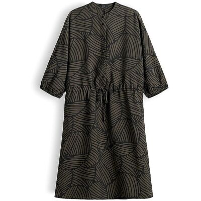 OPUS Midikleid WENRIA BOTANICAL schwarz 40 40 OPUS Midikleid WENRIA BOTANICAL schwarz 40 40