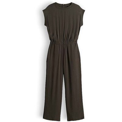 OPUS Jumpsuit MYLEA RIB dunkelgrün 42 42 OPUS Jumpsuit MYLEA RIB dunkelgrün 42 42