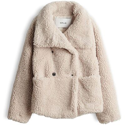 OPUS Jacke in Felloptik HALKO beige 34 34 OPUS Jacke in Felloptik HALKO beige 34 34