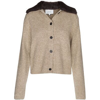 OPUS Strickjacke DOFUR hellbraun 38 38 OPUS Strickjacke DOFUR hellbraun 38 38