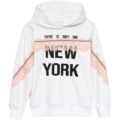 PHILLIP LIM Kapuzensweater - Hoodie weiss M M PHILLIP LIM Kapuzensweater - Hoodie weiss M M