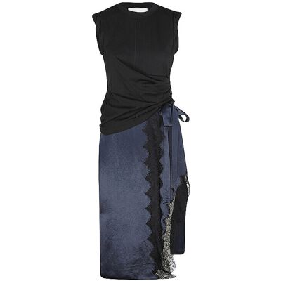 PHILLIP LIM Midikleid schwarz S S PHILLIP LIM Midikleid schwarz S S