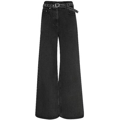 PHILLIP LIM Jeans Wide Leg schwarz 34 34 PHILLIP LIM Jeans Wide Leg schwarz 34 34