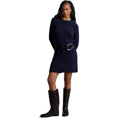 POLO RALPH LAUREN Midikleid dunkelblau XL XL POLO RALPH LAUREN Midikleid dunkelblau XL XL