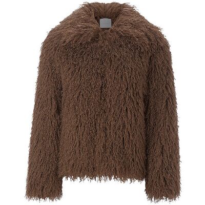 RICHROYAL Jacke in Felloptik braun 38 38 RICHROYAL Jacke in Felloptik braun 38 38