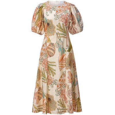 RICHROYAL Midikleid beige 38 38 RICHROYAL Midikleid beige 38 38