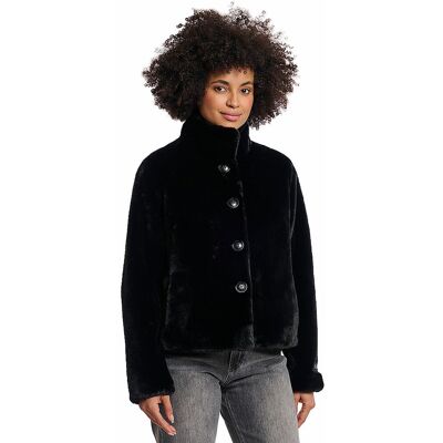 RINO&PELLE Jacke in Felloptik VIE schwarz 38 38 RINO&PELLE Jacke in Felloptik VIE schwarz 38 38