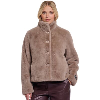 RINO&PELLE Jacke in Felloptik VIE beige 38 38 RINO&PELLE Jacke in Felloptik VIE beige 38 38