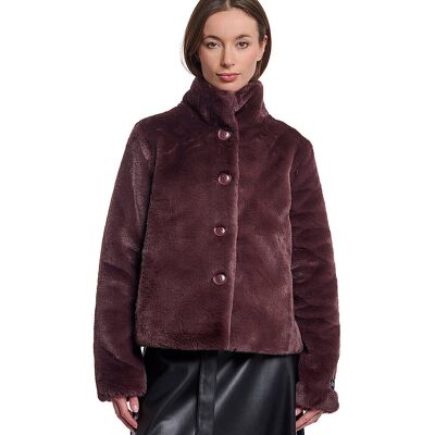 RINO&PELLE Jacke in Felloptik VIE braun 36 36 RINO&PELLE Jacke in Felloptik VIE braun 36 36
