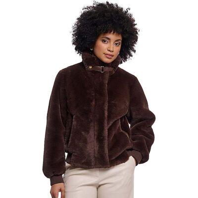 RINO&PELLE Jacke in Felloptik AMBRA braun 44 44 RINO&PELLE Jacke in Felloptik AMBRA braun 44 44