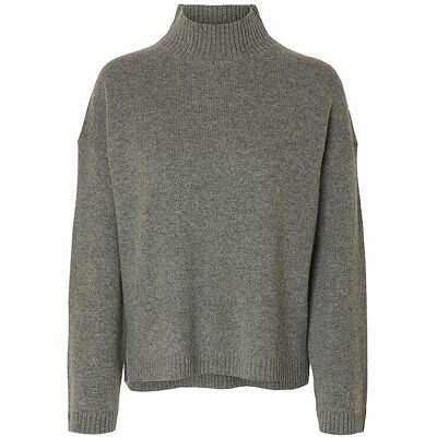 SELECTED FEMME Rollkragenpullover SLFCILLE grau M M SELECTED FEMME Rollkragenpullover SLFCILLE grau M M