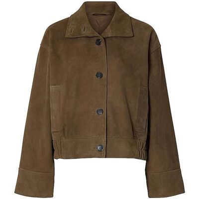 SELECTED FEMME Lederjacke SLFAIDEN braun 38 38 SELECTED FEMME Lederjacke SLFAIDEN braun 38 38