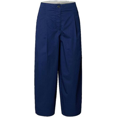 SELECTED FEMME Hose Barrel Leg SLFBARREL CARMEN dunkelblau 42/L32 42/L32 SELECTED FEMME Hose Barrel Leg SLFBARREL CARMEN dunkelblau 42/L32 42/L32