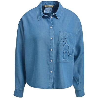 SMITH&SOUL Bluse blau L L SMITH&SOUL Bluse blau L L