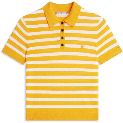 Tommy Hilfiger Poloshirt orange L L Tommy Hilfiger Poloshirt orange L L