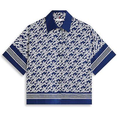 Tommy Hilfiger Bluse dunkelblau L L Tommy Hilfiger Bluse dunkelblau L L