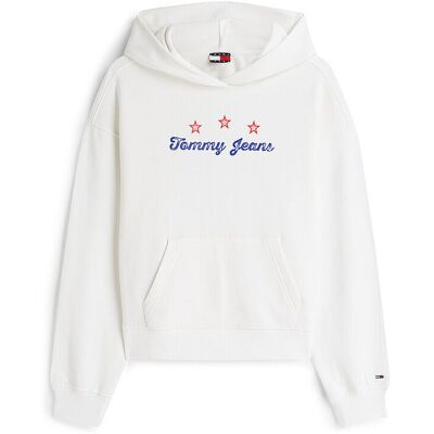 TOMMY JEANS Kapuzensweater - Hoodie weiss M M TOMMY JEANS Kapuzensweater - Hoodie weiss M M