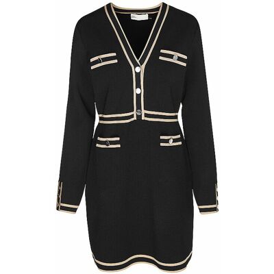 TORY BURCH Minikleid KENDRA schwarz L L TORY BURCH Minikleid KENDRA schwarz L L