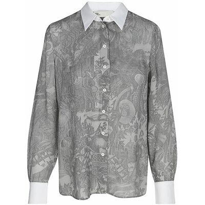 TORY BURCH Bluse grau 38 38 TORY BURCH Bluse grau 38 38